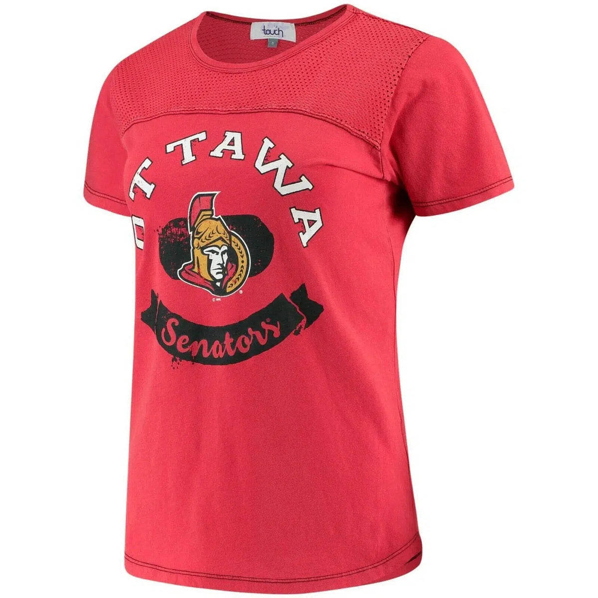 Ottawa Senators Women's NHL Hockey Jersey Style T-Shirt in Red