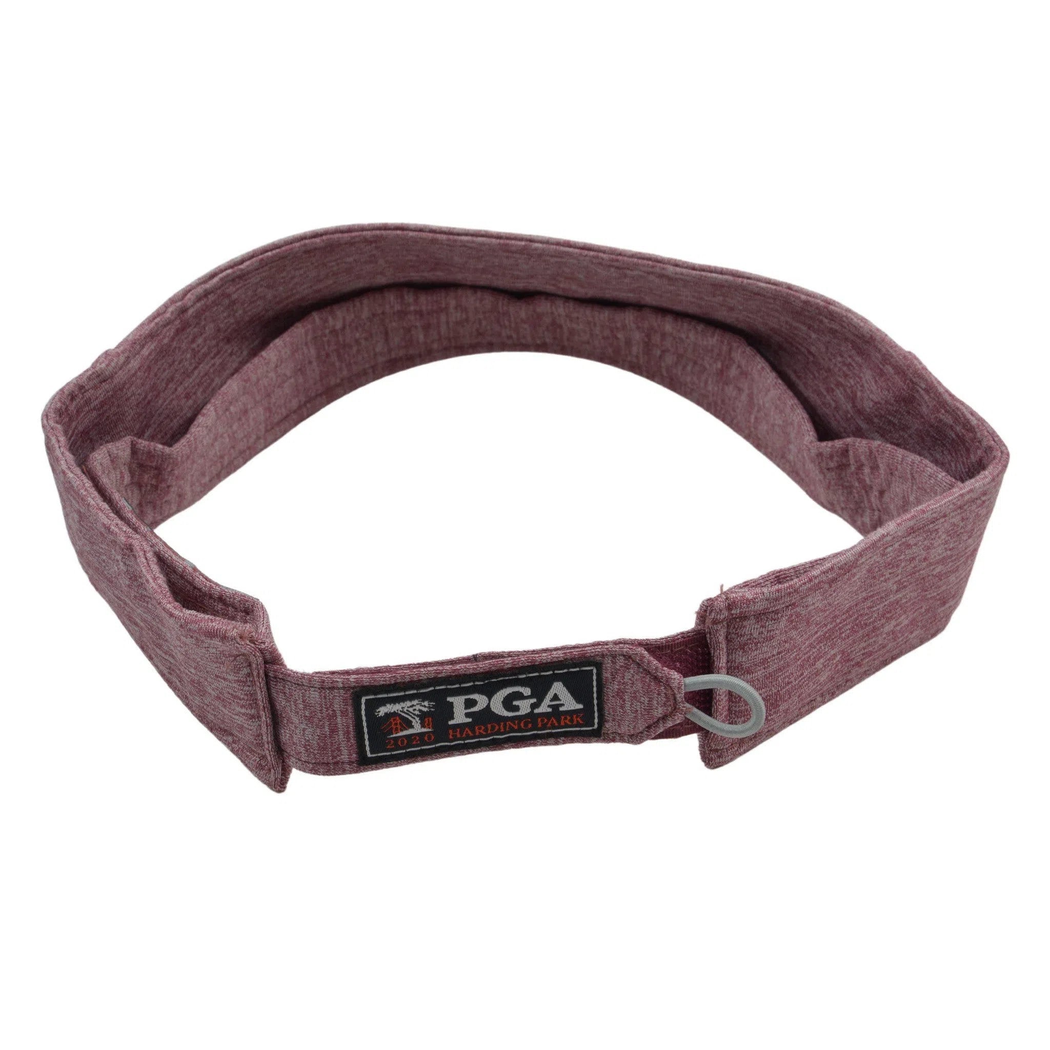 PGA Harding Park Burgundy Lightweight Golf Sun Visor