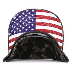 Patriotic Flag Underbill Color Flag Adjustable Gray Camo Cotton Baseball Hat