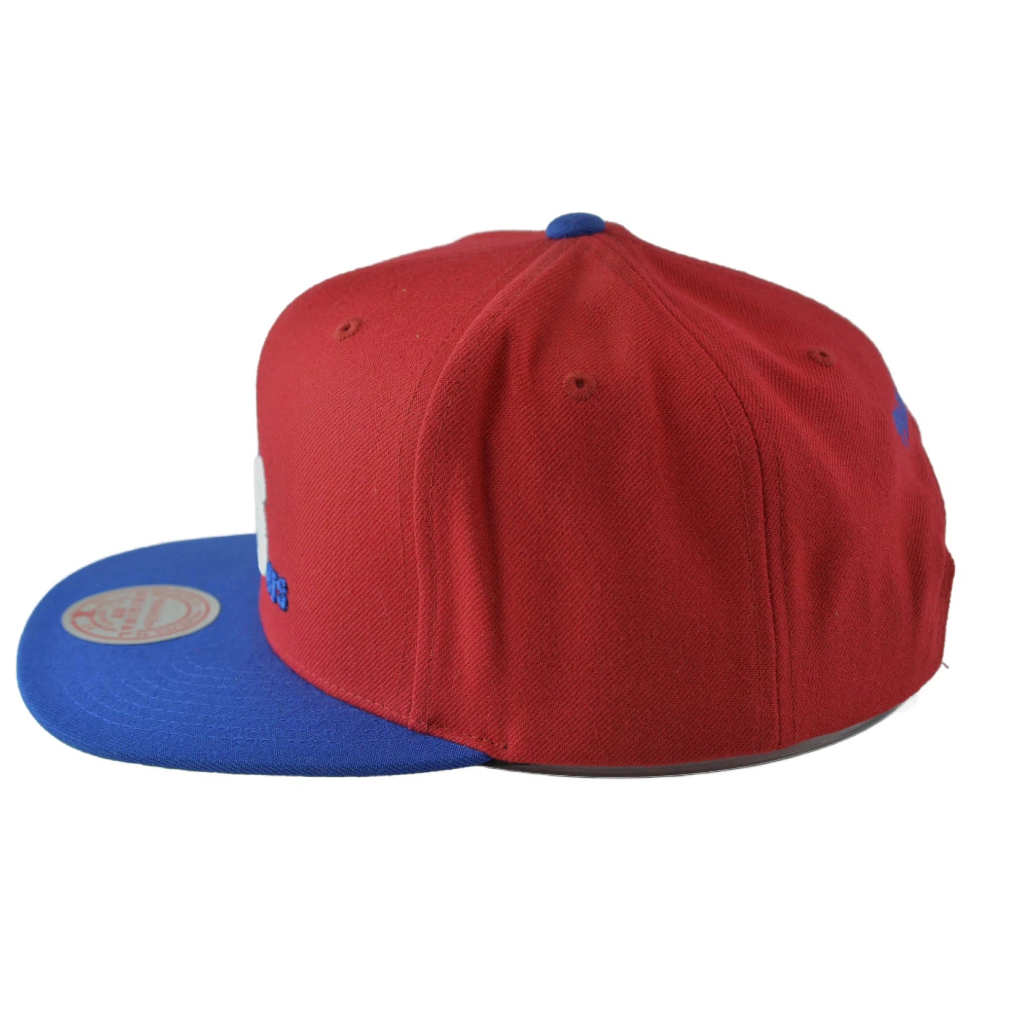 Philadelphia 76ers 2 Tone NBA Team Wool Blend Men's Snapback Hat by Mitchell & Ness