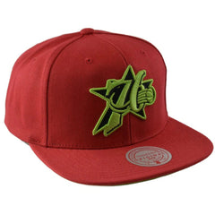 Philadelphia 76ers NBA Reverse Grinch Men's Basketball Flat bill Snapback Cap, Hat by Mitchell & Ness