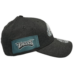 Philadelphia Eagles New Era 39THIRTY NFL Gray Onfield Football Flex Fit Cap