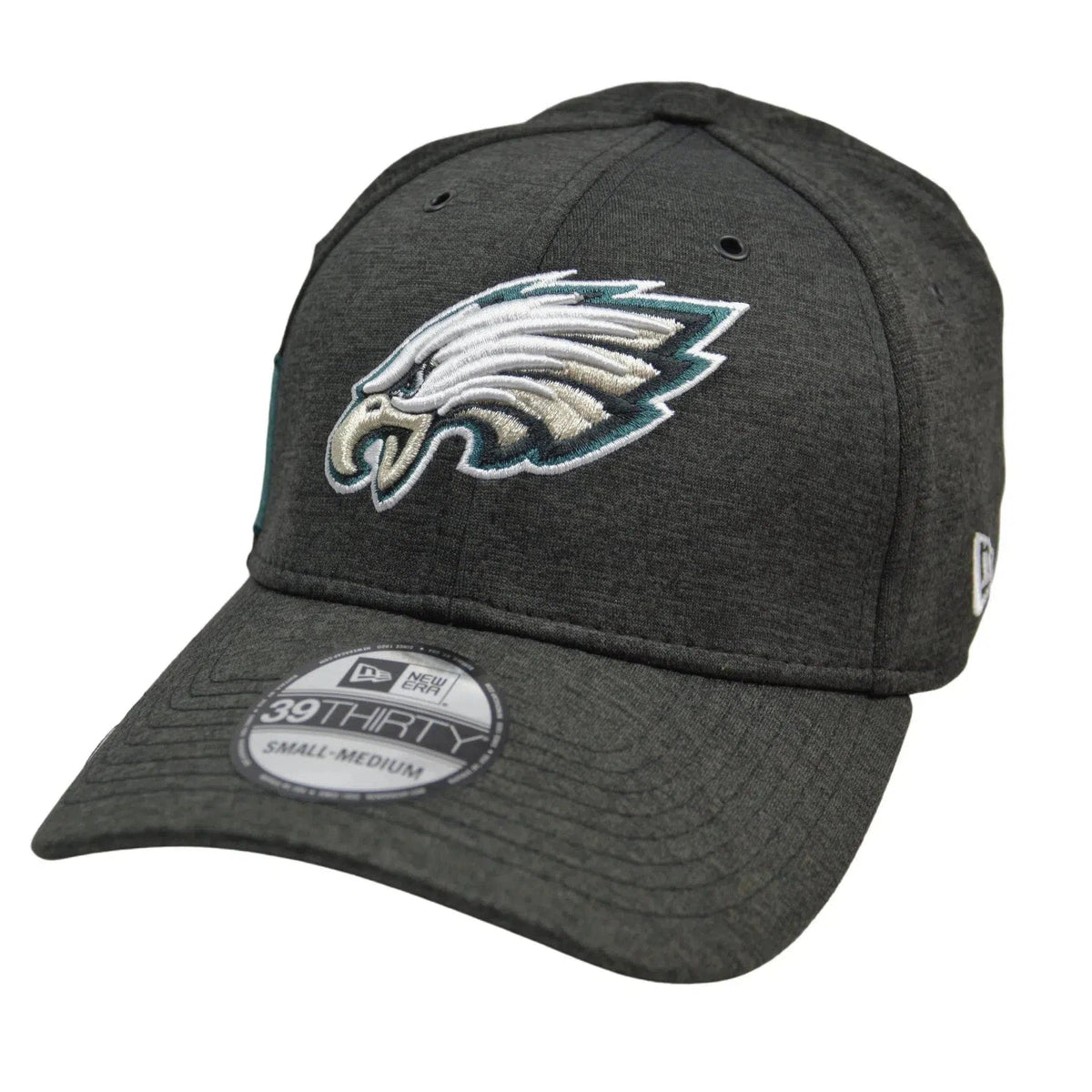 Philadelphia Eagles New Era 39THIRTY NFL Gray Onfield Football Flex Fit Cap