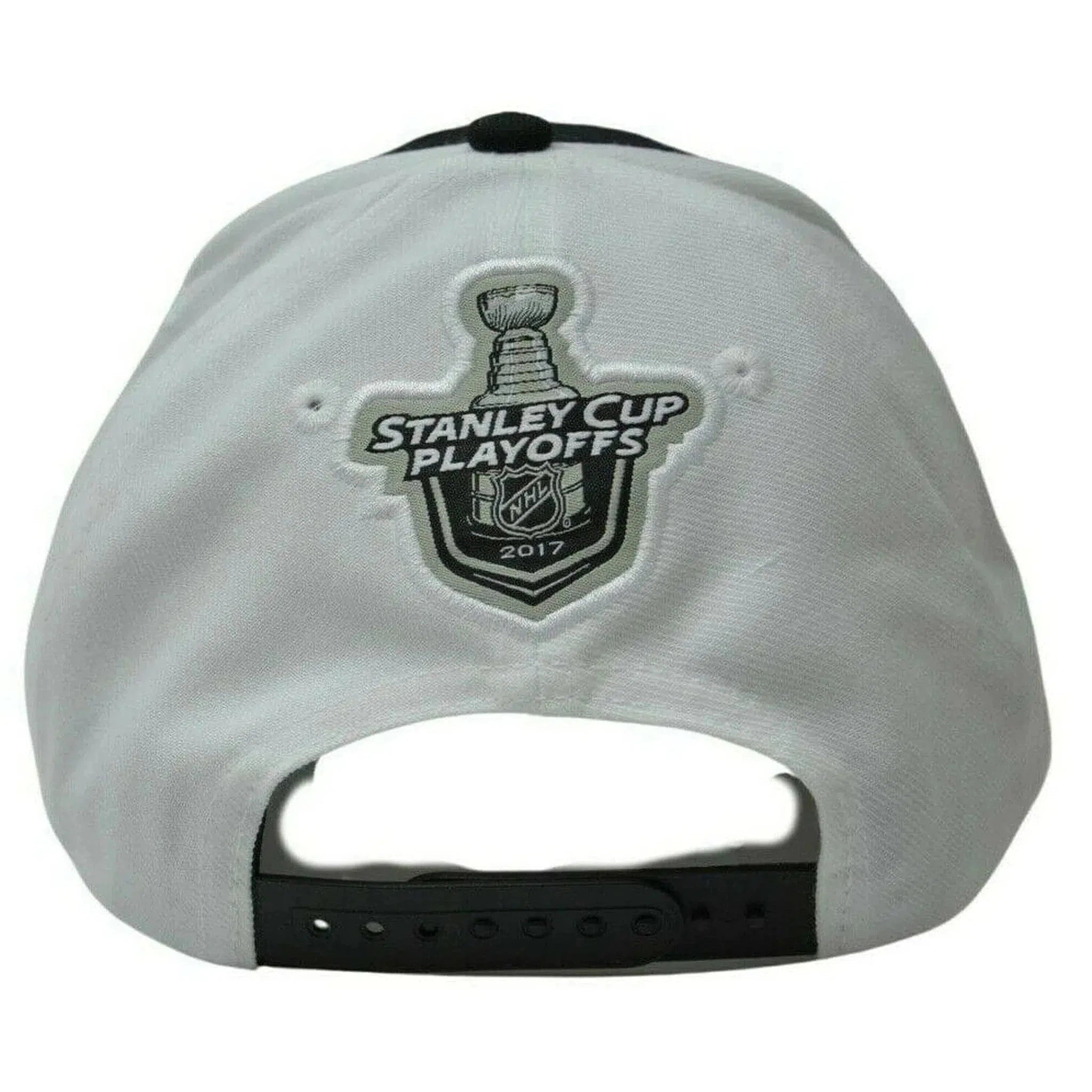 Pittsburgh Penguins NHL 2017 Conference Adjustable Black & White Hockey Hat