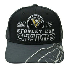 Pittsburgh Penguins NHL 2017 Stanley Cup Champions Adjustable Hockey Hat