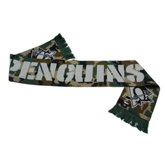 Pittsburgh Penguins NHL Hockey Woodland Knit Winter Scarf