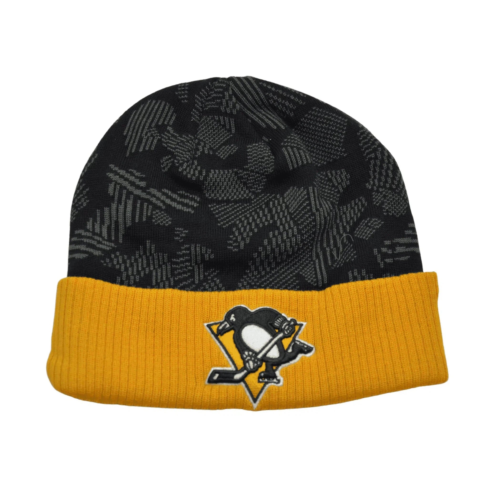 Pittsburgh Penguins NHL Iconic Knit Cuffed Beanie Winter Hat