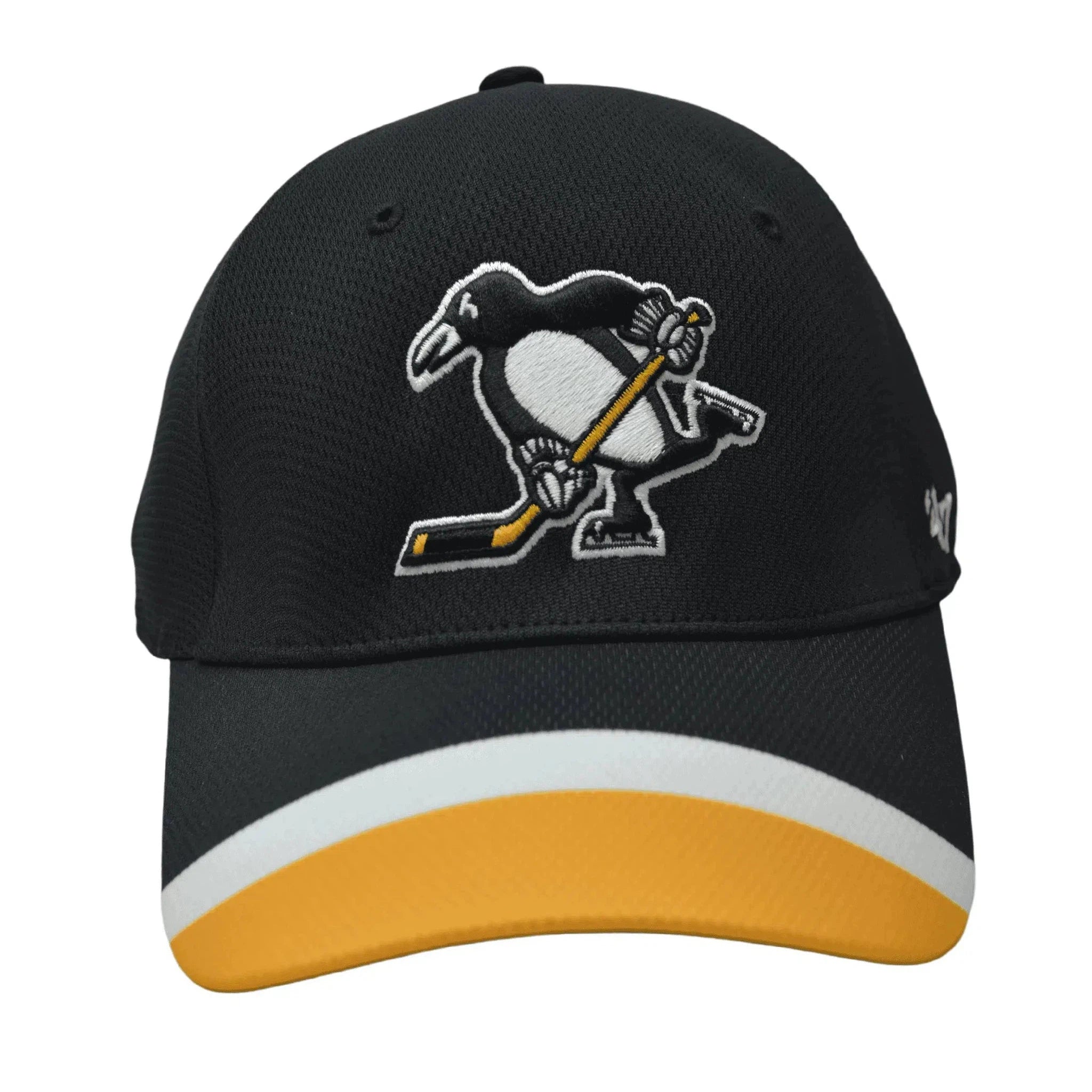 Pittsburgh Penguins NHL Team Colors Solo Stretch Fit Cap Hockey Hat