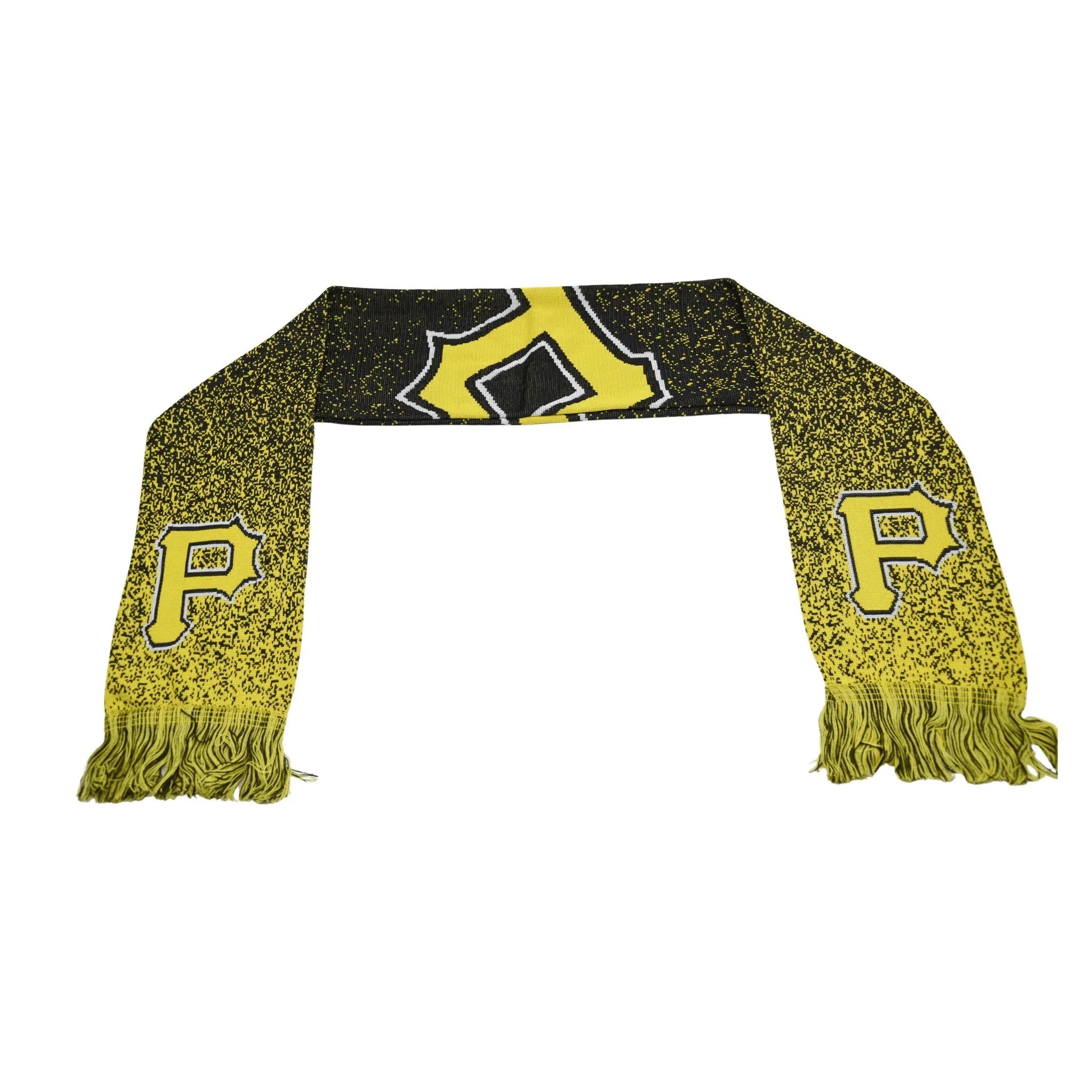 Pittsburgh Pirates MLB Team Logo Speckled Knit Winter Scarf