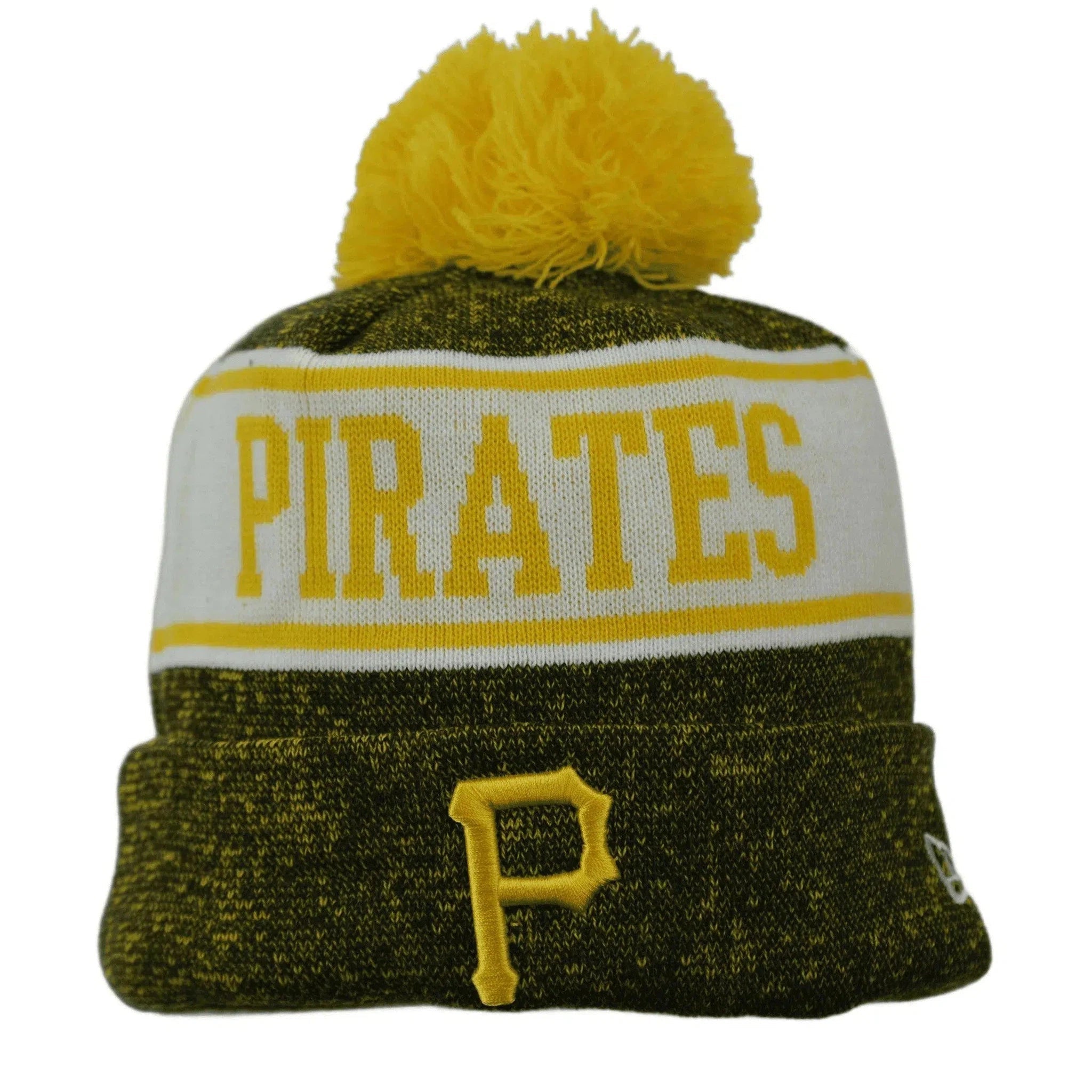 Pittsburgh Pirates New Era MLB Knit Banner Cuffed Beanie Logo Pom Winter Hat