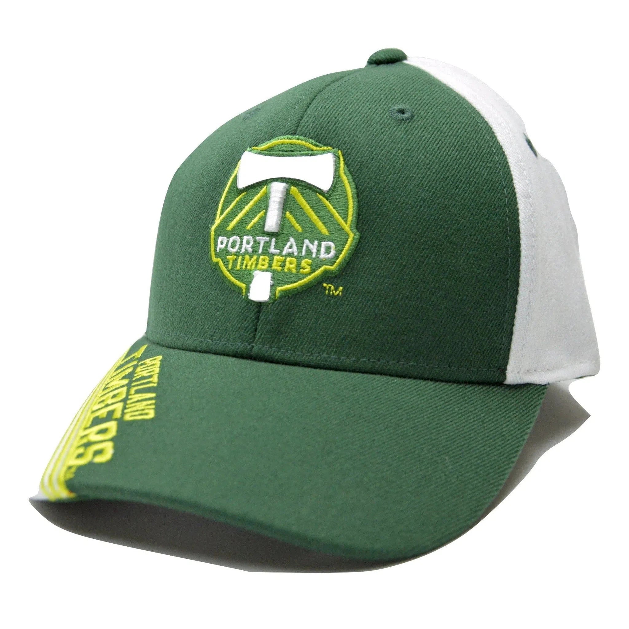 Portland Timbers Adidas M384Z MLS Team Logo Flex Fit Soccer Cap Hat L/XL