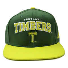 Portland Timbers Adidas NT72Z MLS Soccer Team Logo Flat Brim Snapback Cap