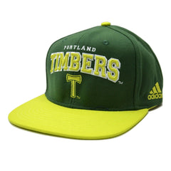 Portland Timbers Adidas NT72Z MLS Soccer Team Logo Flat Brim Snapback Cap