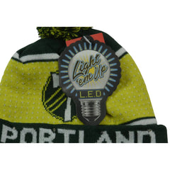 Portland Timbers MLS Soccer / Futbol LED Lights Pom Pom Winter Knit Hat Beanie