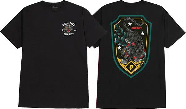 Primitive & Call of Duty, Modern Warfare Collaborative Black Jaguar Tee Gamer T-Shirt