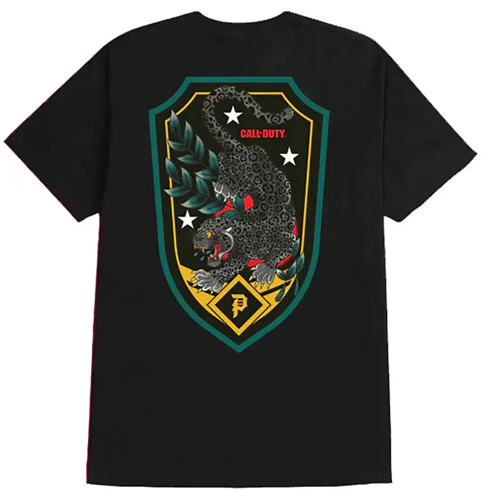 Primitive & Call of Duty, Modern Warfare Collaborative Black Jaguar Tee Gamer T-Shirt