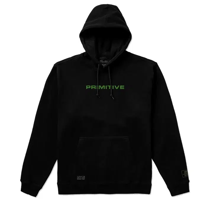 Primitive Skate Apparel & Call of Duty, Modern Warfare Collaborative Ghost Men's Black Hoodie Sweatshirt