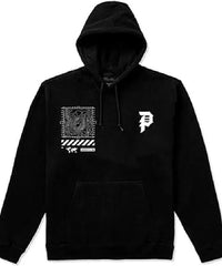 Primitive Skate Apparel & Call of Duty, Modern Warfare Collaborative Mapping Dirty P Men's Black Hoodie Sweatshirt