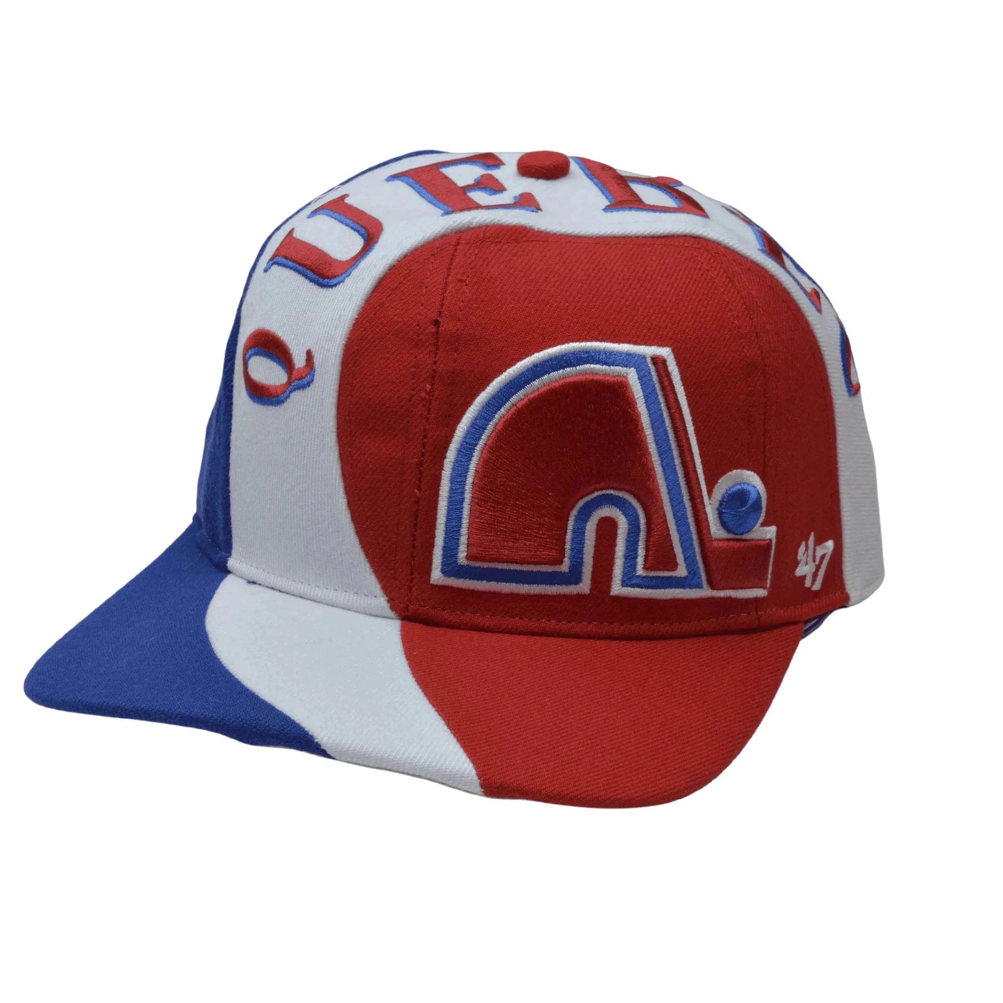 Quebec Nordiques NHL Vintage MVP DP Hockey Adjustable Snapback Hat