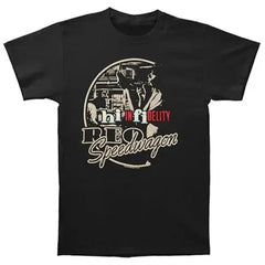 REO Speedwagon Hi Infidelity Classic Rock & Roll Men's Black T-Shirt