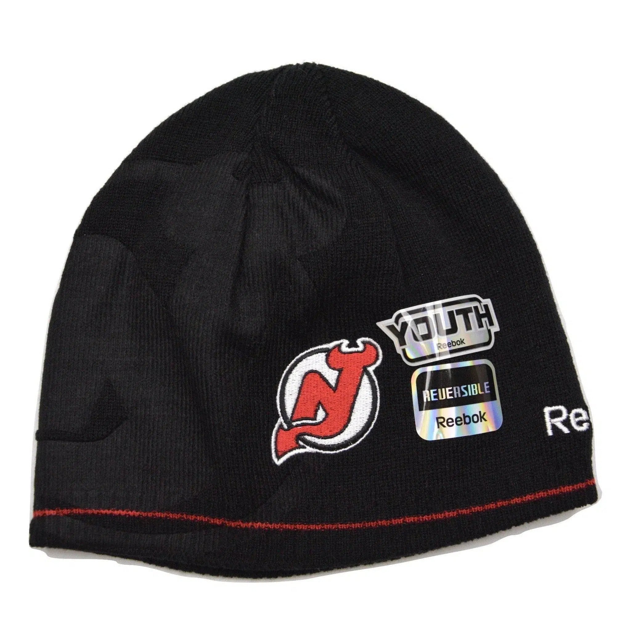 Reebok New Jersey Devils Youth Reversible Knit Winter Hat Beanie