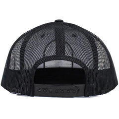 "River Life Black Mesh Back Trucker Hat by KB Ethos - Perfect for River Enthusiasts!"