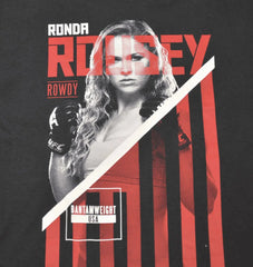 Ronda Rousey Authentic Reebok UFC Fighter Mixed Martial Arts MMA Men's T-Shirt