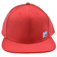 Russell Athletic Sportswear "R" Logo Red Flat Bill Snapback Hat