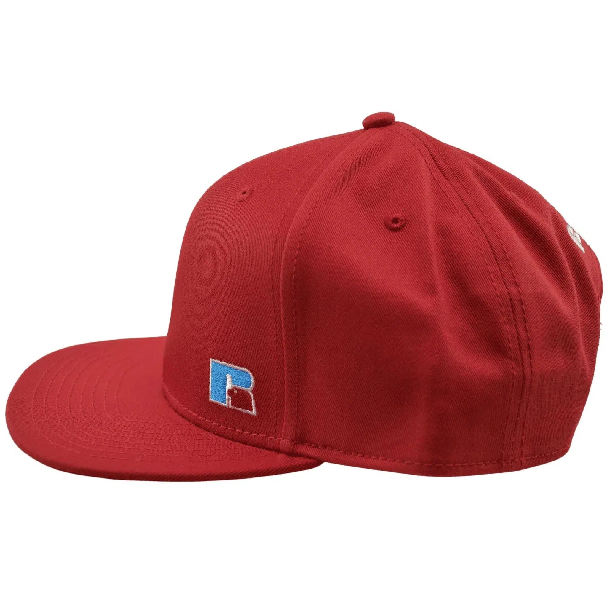 Russell Athletic Sportswear "R" Logo Red Flat Bill Snapback Hat