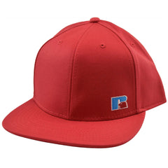 Russell Athletic Sportswear "R" Logo Red Flat Bill Snapback Hat