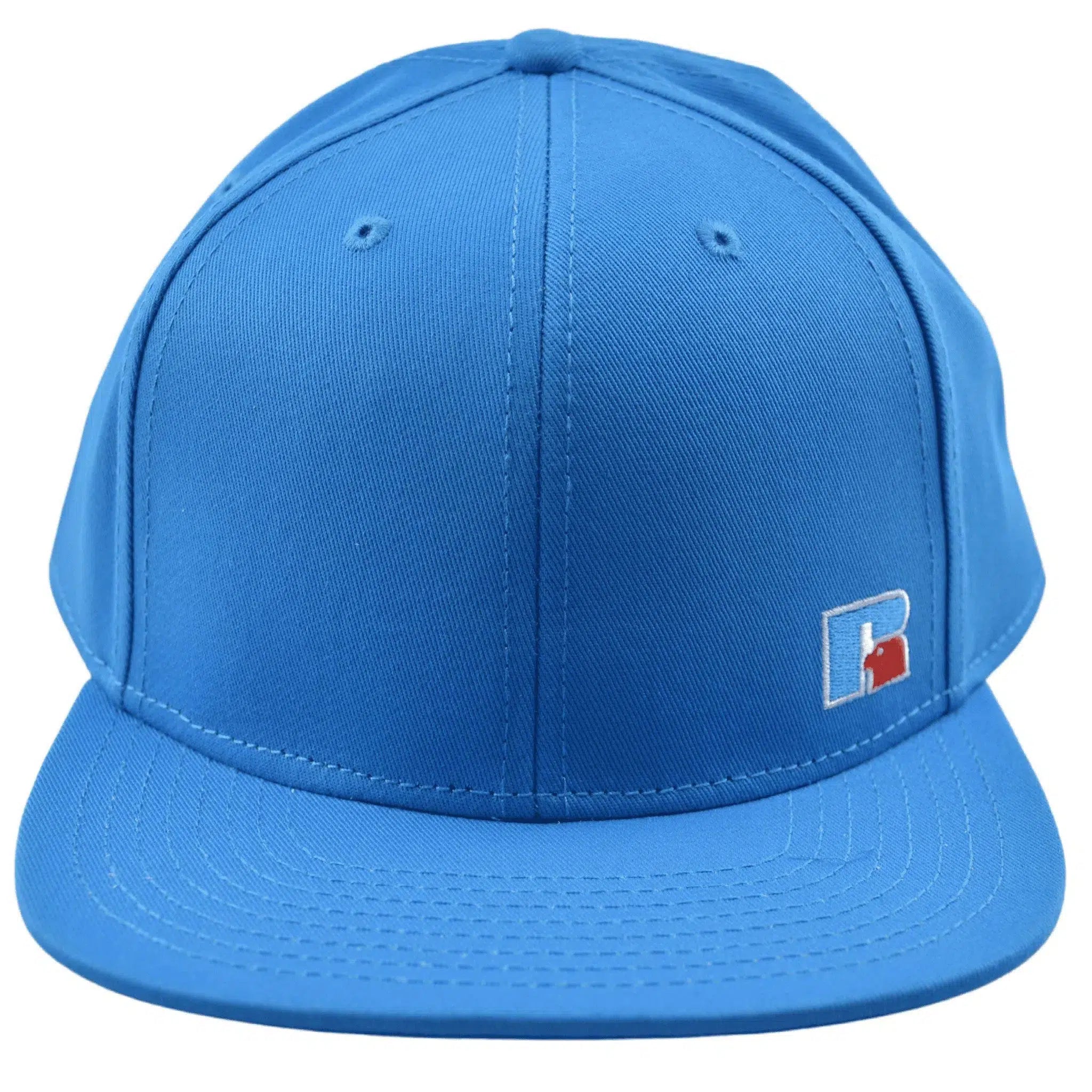 Russell Athletic Sportswear "R" Logo Royal Blue Flat Bill Snapback Hat