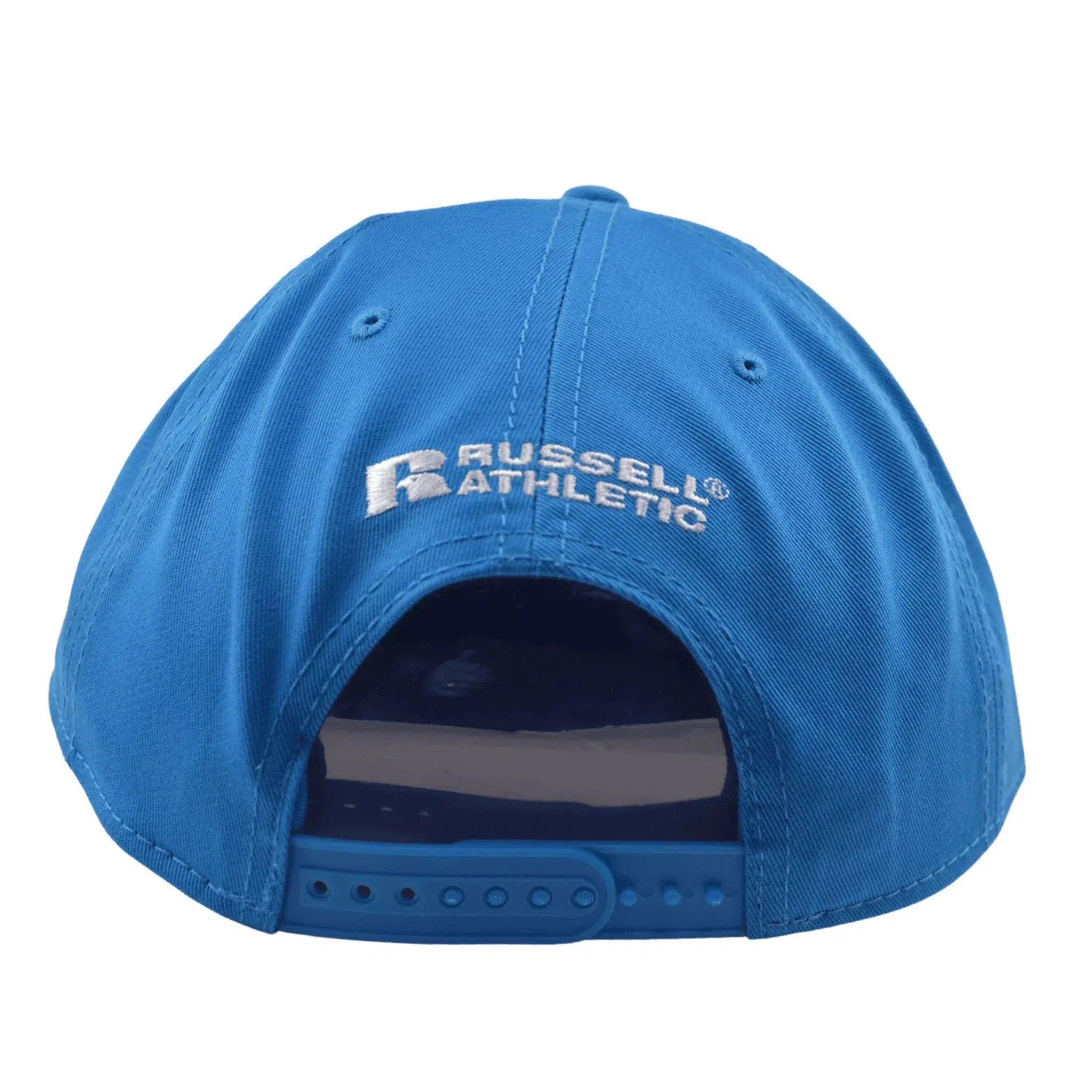 Russell Athletic Sportswear "R" Logo Royal Blue Flat Bill Snapback Hat