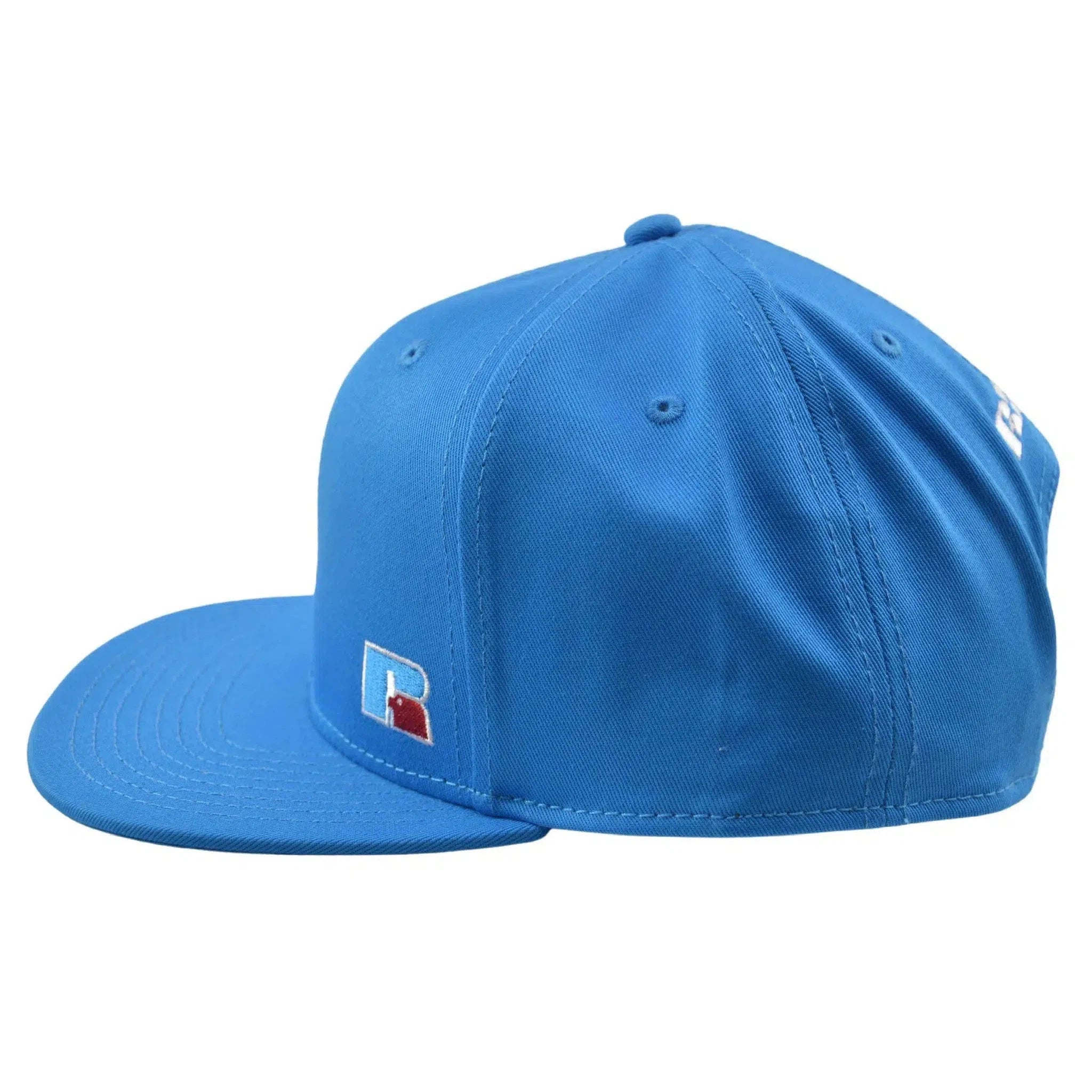 Russell Athletic Sportswear "R" Logo Royal Blue Flat Bill Snapback Hat