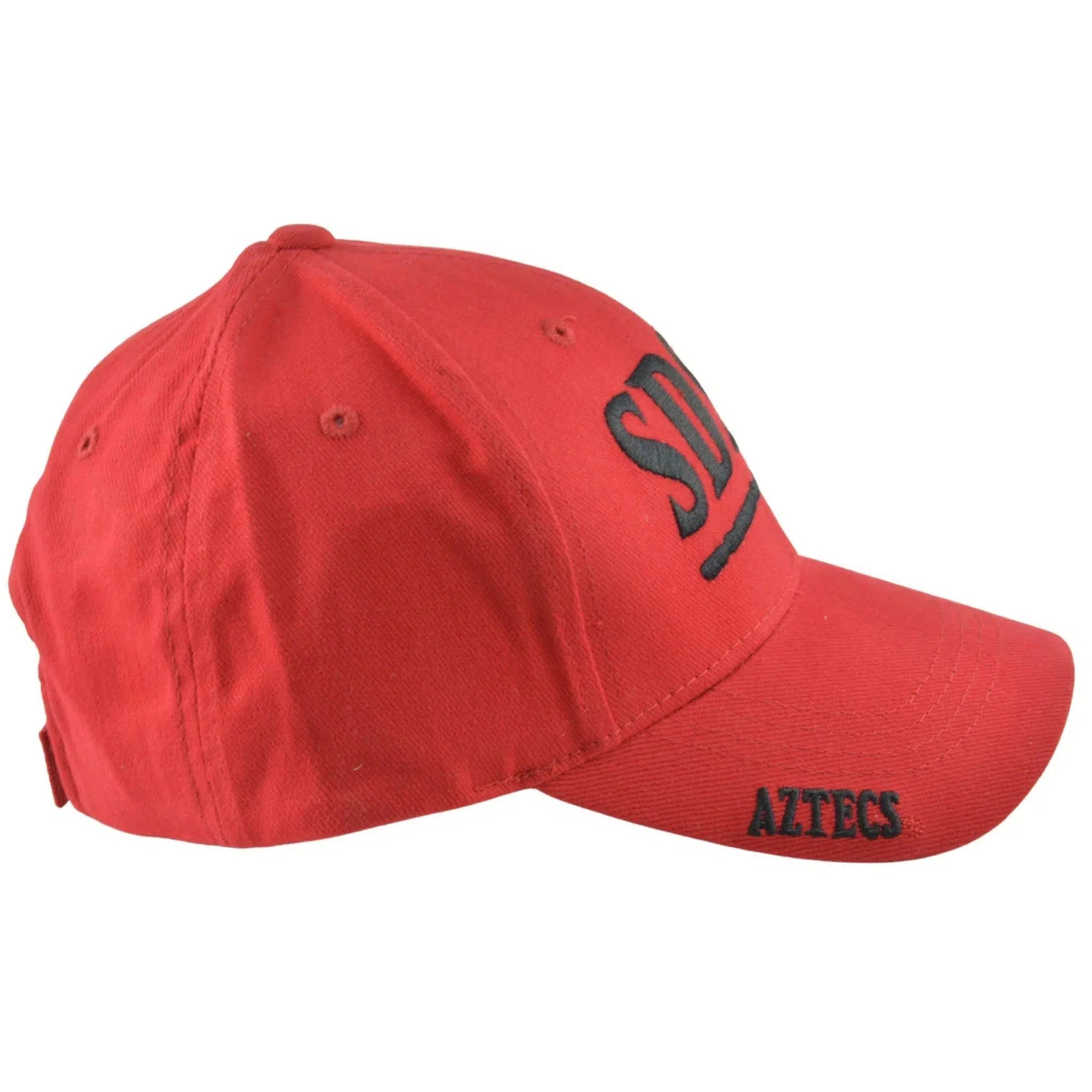 SDSU San Diego State Cougars NCAA Russell Athletic Red Team Logo Adjustable Hat