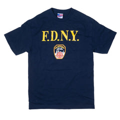 F.D.N.Y. City of New York Fire Department Navy Blue Short Sleeve T-Shirt