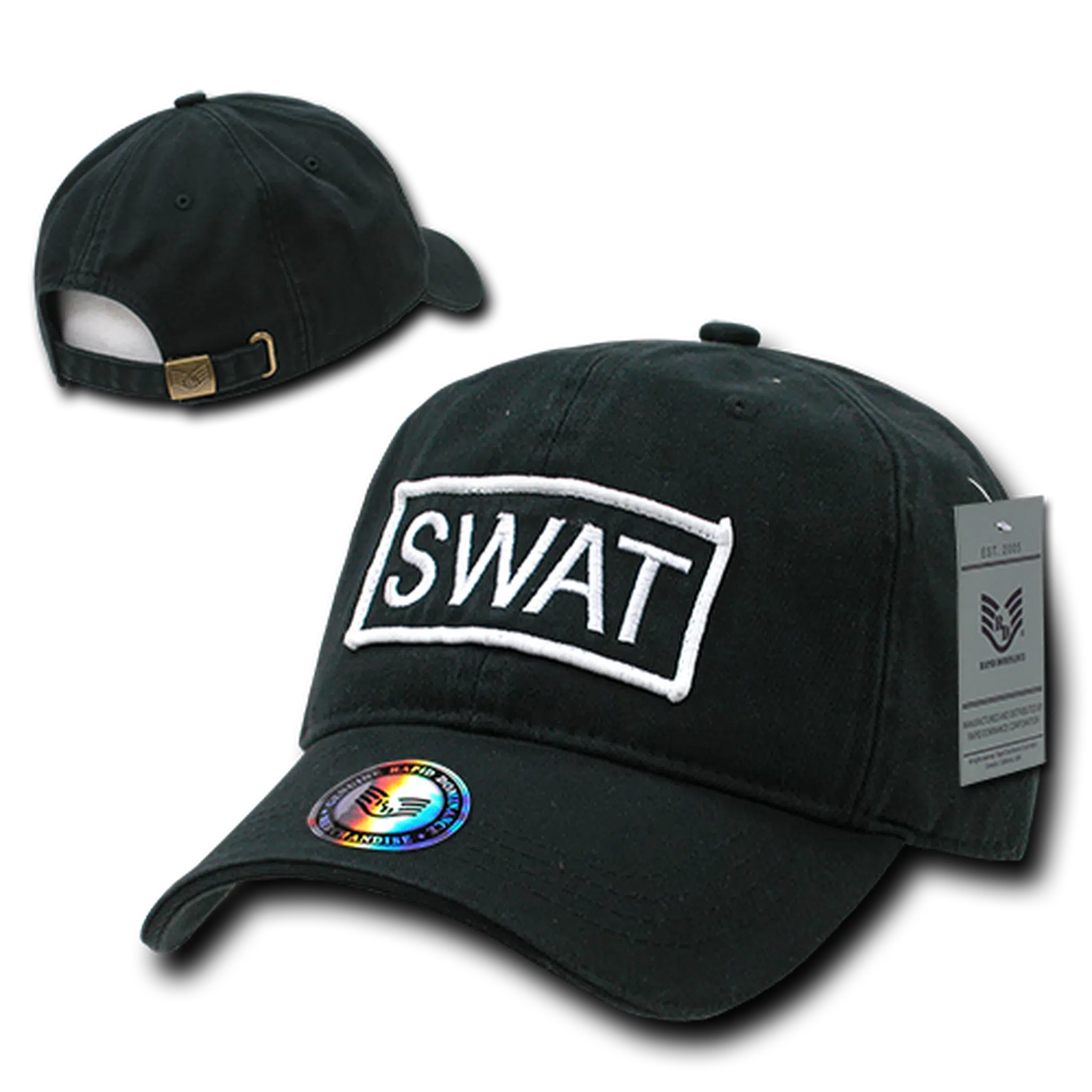 SWAT Law Enforcement Raid Cap Relaxed Fit Tactical Police Hat by Rapid Dominance