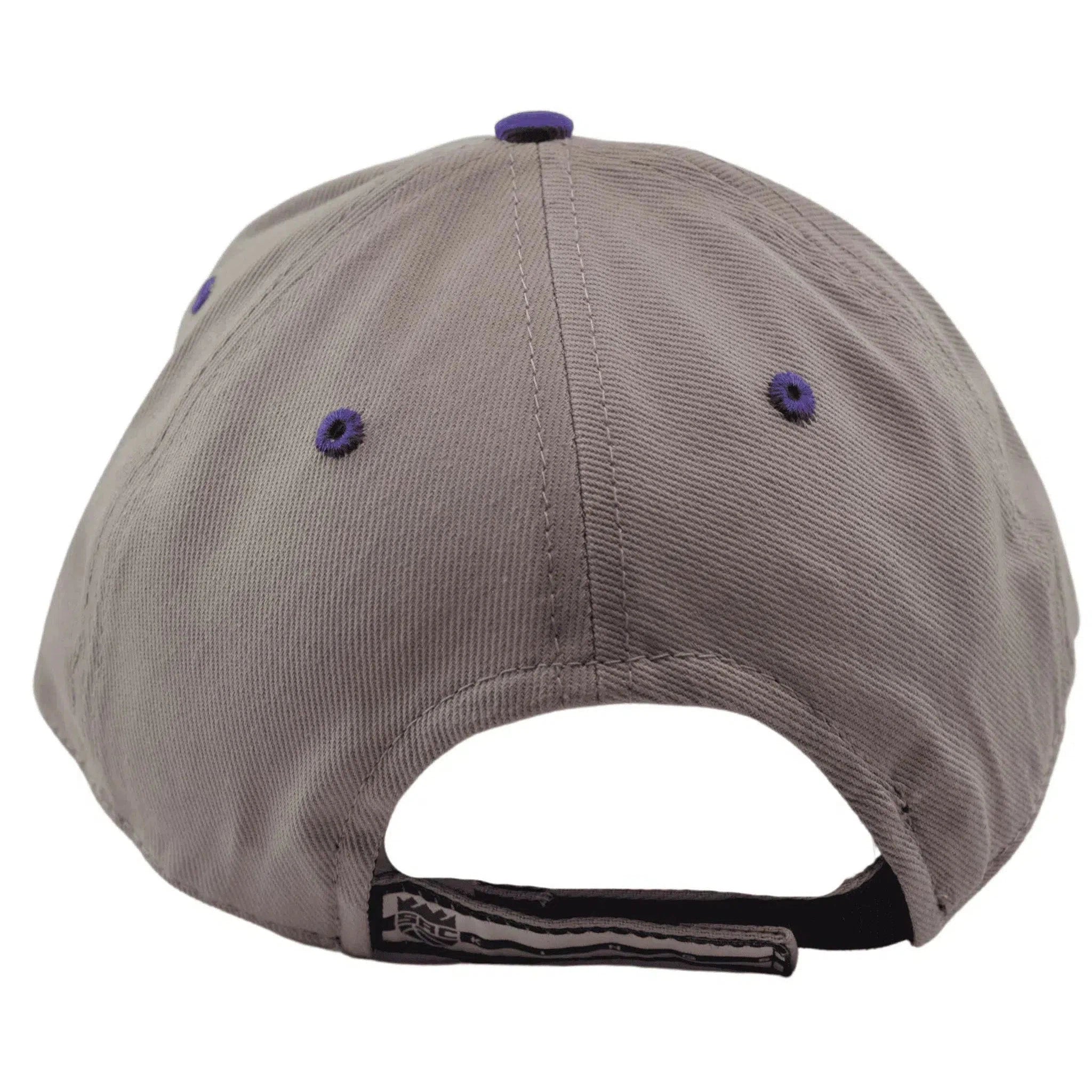 Sacramento Kings Fan Favorite Gray NBA Team Logo Adjustable Hat