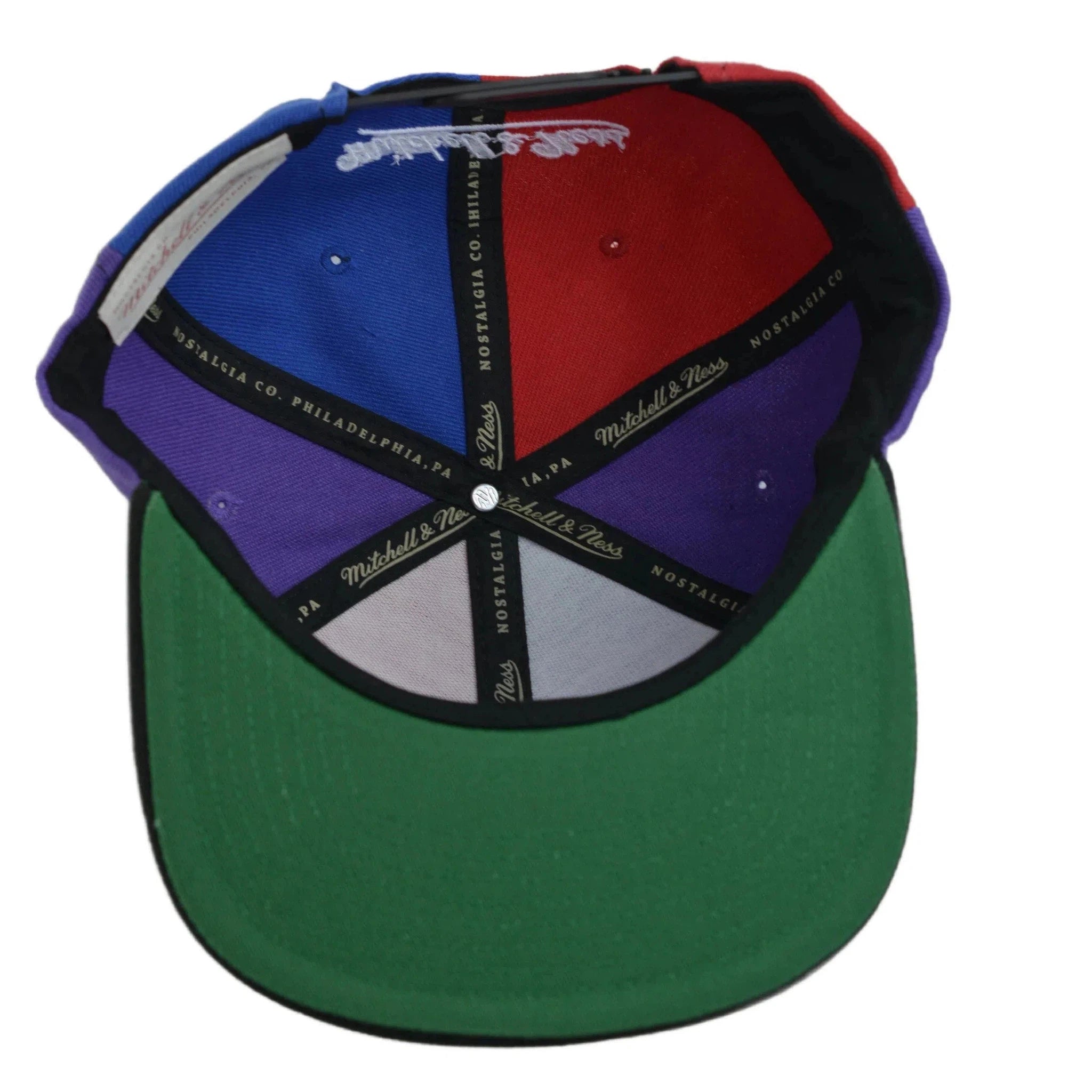 Sacramento Kings NBA Team Era Pinwheel Men's Snapback Cap, Flat Bill Hat by Mitchell & Ness