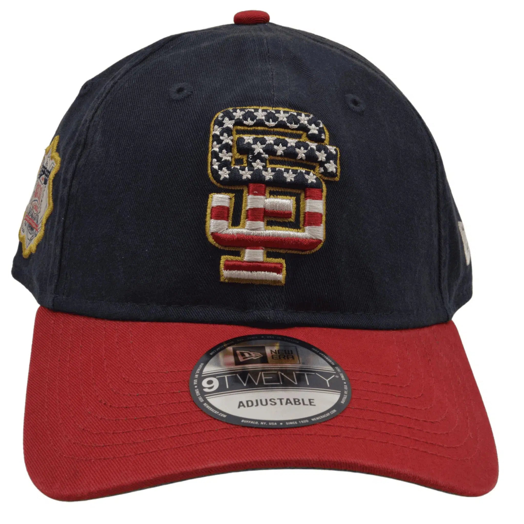 San Francisco Giants New Era 9TWENTY MLB Baseball July 4th Patriotic Adjustable Hat