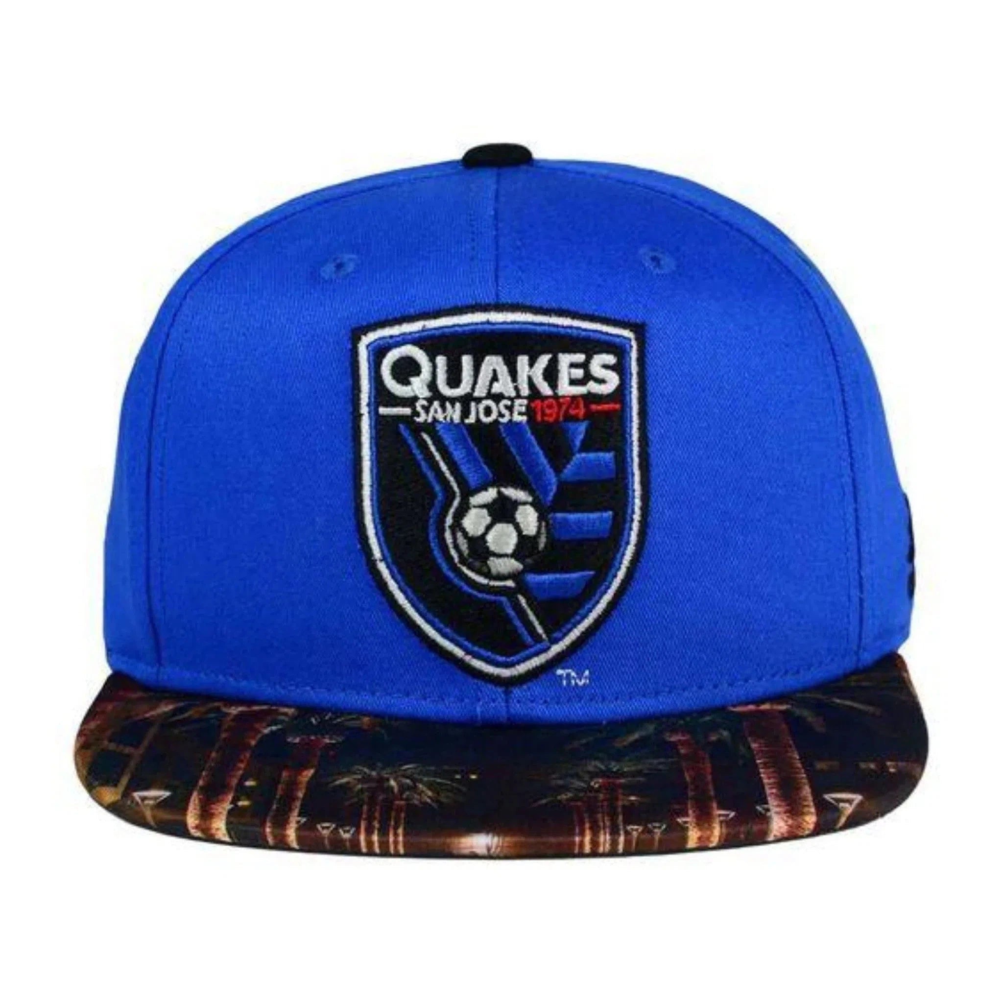 San Jose Earthquake Adidas VM75Z MLS Skyline Soccer Team Logo Snapback Cap