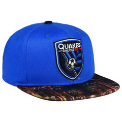 San Jose Earthquake Adidas VM75Z MLS Skyline Soccer Team Logo Snapback Cap