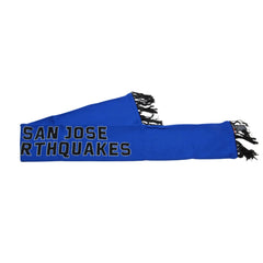 San Jose Earthquakes FC MLS Core Soccer Winter Knit Scarf