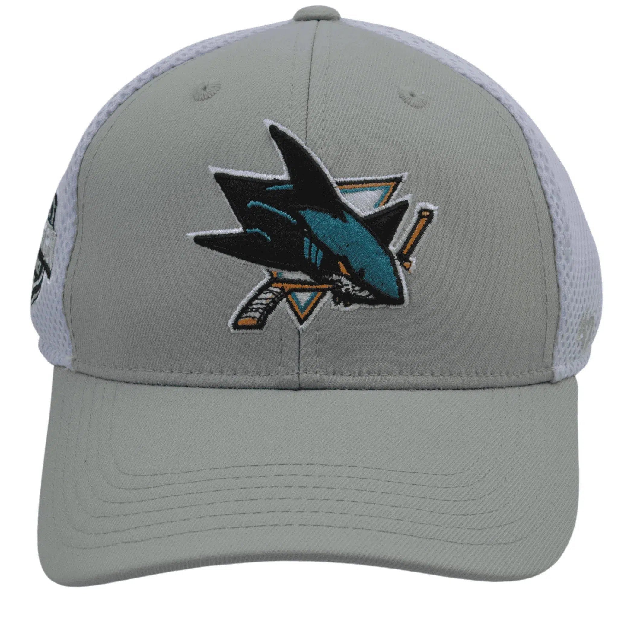 San Jose Sharks NHL Contender Western Conference Meshback OSFM Flex Fit Hat