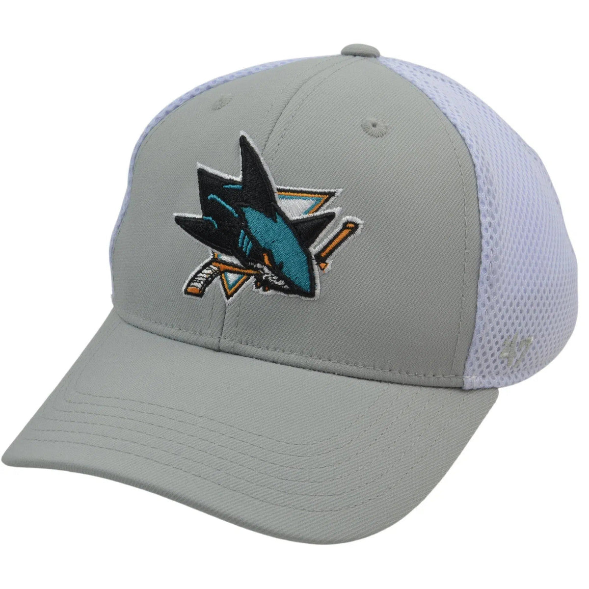 San Jose Sharks NHL Contender Western Conference Meshback OSFM Flex Fit Hat