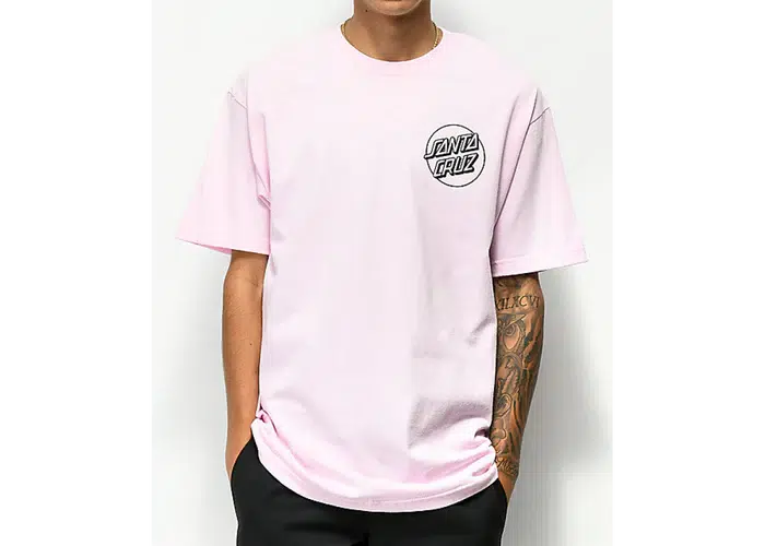 Santa Cruz Skate Apparel Odd Future Logo Men's Short Sleeve Pink T-Shirt