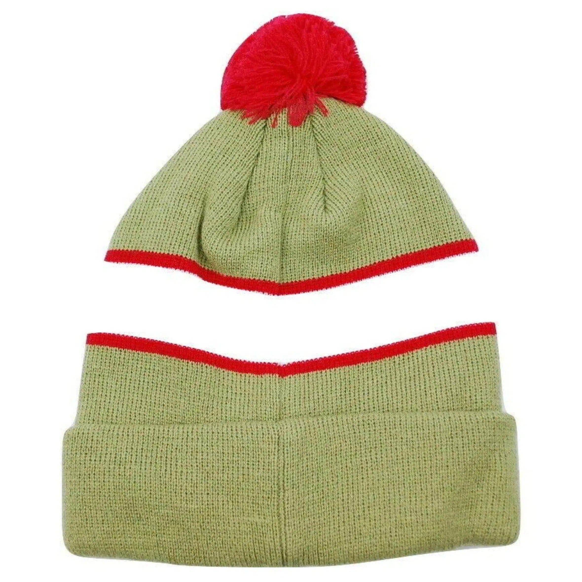 Scout Striped Knit Pom Pom Beanie Winter Hat