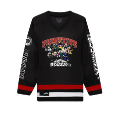 Primitive x My Hero Academia Black Hockey Jersey