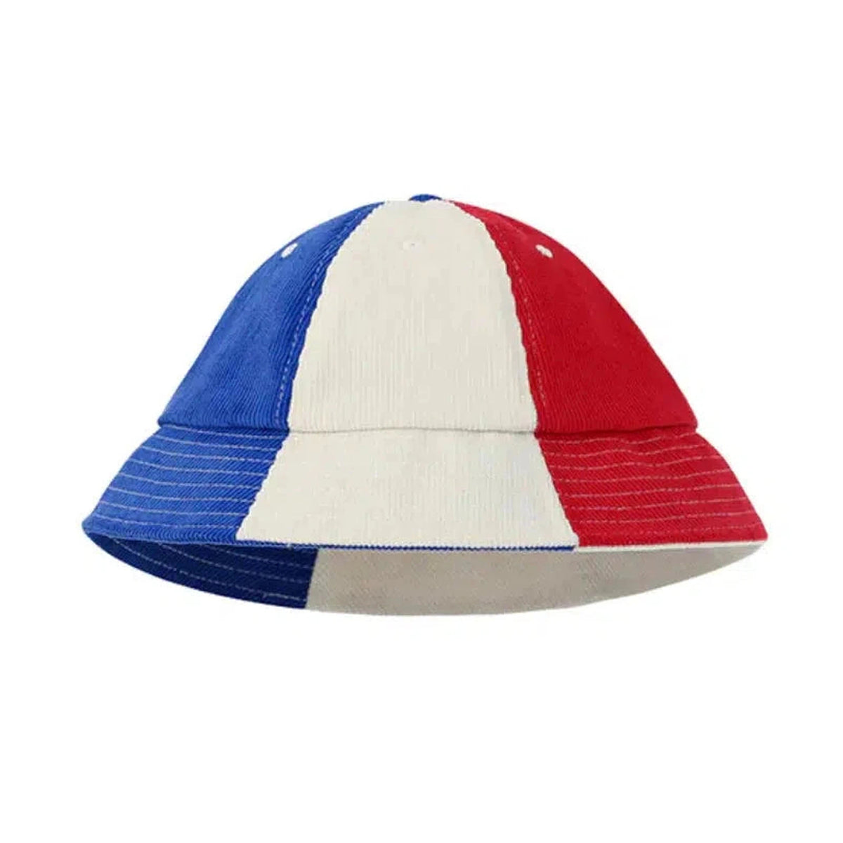 McNairy & Co ABA Gilligan Red, White, and Blue Corduroy Bucket Hat