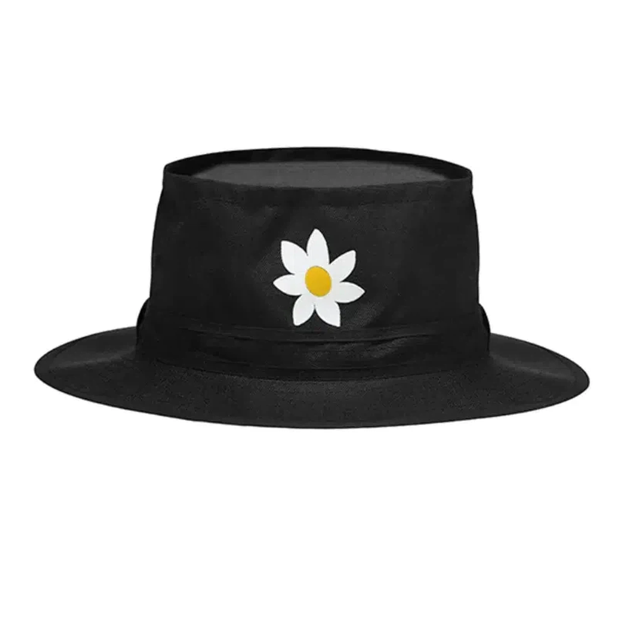 McNairy & Co. Black Woody Daisy Fitted Bucket Hat