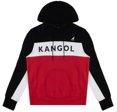 Kangol Colorblock Red White & Black Pullover Hoodie for Men